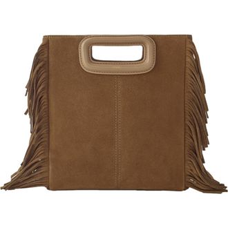 Maje Suede leather M bag in Camel at Nordstrom, Size Medium