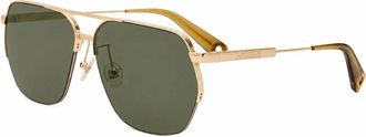 Jacquemus Aviador Zonnebril - unisex - Zonnebrillen - Geel - 63 MM - Accessoires
