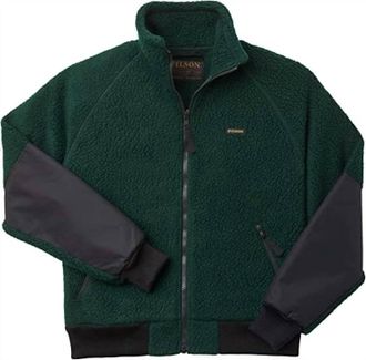 Filson Mens Sherpa Fleece Jacket In Fir