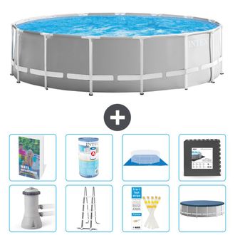 Intex Piscina Prism Frame Redonda - 457x122 Cm - 9-piezas S563