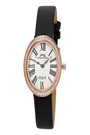 Porsamo Bleu Womens Topaz Eloise Genuine Leather Band Watch 1351CELL