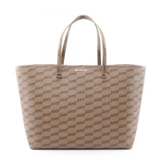 Balenciaga Gray Coated Canvas Tote Bag (Pre-Owned)