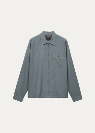 Prada Mens Ottoman Cotton Shirt