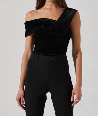 Astr Nera Bodysuit In Black