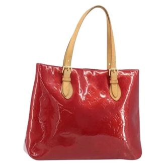 Louis Vuitton Pre-owned Tote Bags, female, Red, Size: ONE SIZE Pre-owned Vintage Patent Leather Shoulder Bag