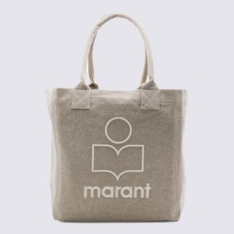 Isabel Marant Beige Cotton Totes