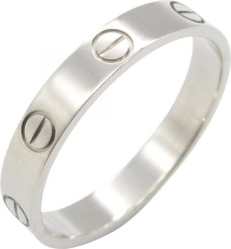 Cartier White Gold White Gold (18K) Band Ring (Pre-Owned)