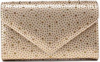 Lady Couture Rhinestone Envelope Clutch in Gold at Nordstrom Rack