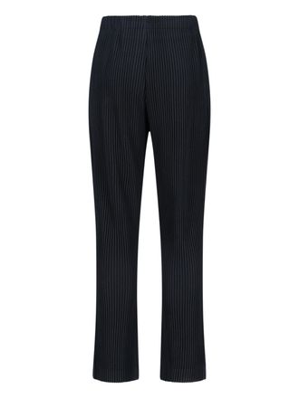 Homme Pliss&eacute; Issey Miyake Mens Trousers Black Polyester