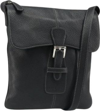 Loewe Pre-owned Shoulder Bag - Dames - Vintage Schoudertas - Zwart - ONE Size - Leer - Vintage