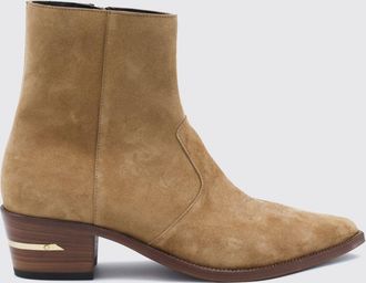 Amiri Stivaletti texani Ryder in pelle scamosciata con punta a mandorla e zip laterale