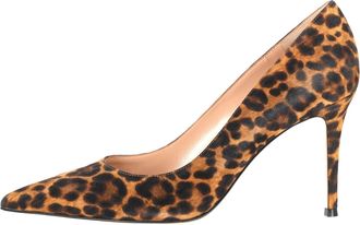 Gianvito Rossi Gianvito Leopard Pumps in Animal Print Suede