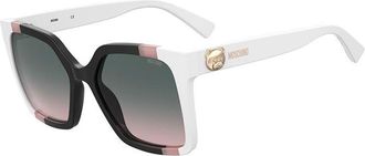 Moschino MOS123/S 3H2/JP Womens Sunglasses White Size 55