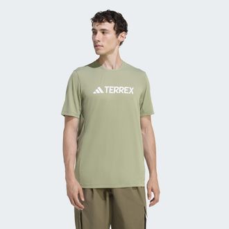 ADIDAS TERREX Funktionsshirt ADIDAS TERREX MULTI CLIMACOOL LOGO TECH, Herren, Gr. XXL, tent gr&uuml;n, Obermaterial: 100% Polyester, Shirts Funktionsshirt