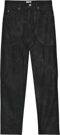 Isabel Marant Kelvina Trousers - female - Marant &eacute;toile - Straight Fit Jeans - Black - 2XS - Jeans