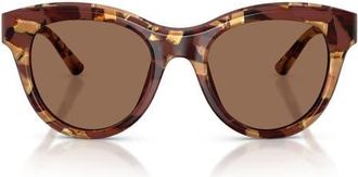 Dolce & Gabbana 52mm Phantos Sunglasses in Pearl Havana Brown at Nordstrom