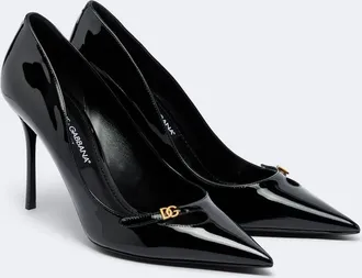 Dolce & Gabbana DG patent leather pumps