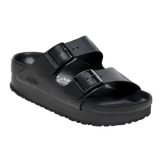 Birkenstock Arizona Pap Flex Platform Black 1026918 Womens