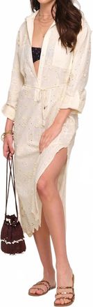 Heartloom Alia Cover Up Dress In Ecru