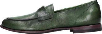 Pantanetti Schoenen, Dames, Groen, 37 EU, Leer, Instappers