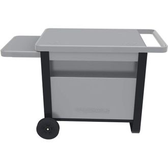 Campingaz Carrello tavolo trolley deluxe per barbecue portatile con ruote in acciaio inox - Campingaz
