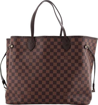 Louis Vuitton Brown Damier Neverfull Nm Gm (Authentic Pre-Loved)