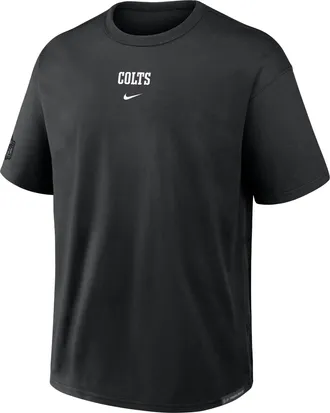 Nike Indianapolis Colts Rivalries Collection Max90 Nike Mens NFL T-Shirt in Black | 04T600A98-C4U