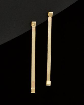 Italian Gold, Inc 14K Italian Gold Herringbone Earrings