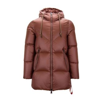 Afterlabel Winter Jackets, female, Red, Size: L Short Down Jacket with High Collar