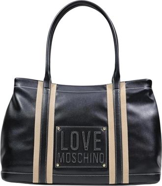 Love Moschino Bolso de mano de poliuretano - Bags - Mujer - Negro - ONE SIZE
