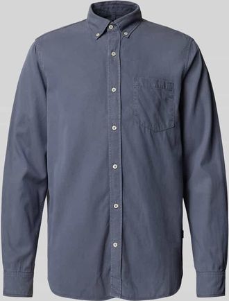 Ecoalf Loose Fit Freizeithemd mit Leinen-Anteil Modell CARLOSALF in Blau, Gr&ouml;&szlig;e S