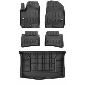 OEM Juego De Alfombrillas De Goma 3d Para Maletero Hyundai I20 2 Hb 2014-2020