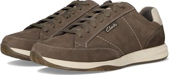 Clarks Townview Lace Mens Shoes Grey Nubuck : 10.5 D - Medium, Leather