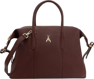 Patrizia Pepe Dames, Tassen, Bruin, Maat: ONE Size Leer