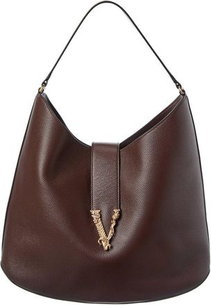 Versace Leather Hobo Bag