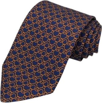 Ferragamo Pre-owned Accessories, male, Multicolor, Size: ONE SIZE Pre-owned Cravat