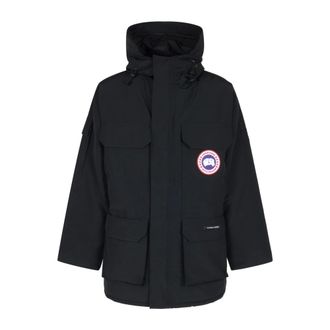 Canada Goose Winter Jackets, male, Black, XL, Black Expedition Parka Jackets