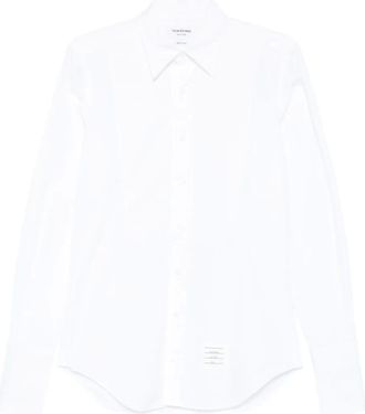 Thom Browne Camicia con dettaglio a 3 righe - Bianco