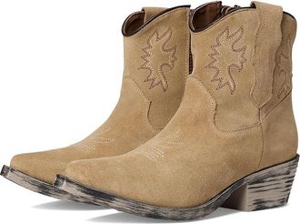 Corral Boots Q7041 Cowboy Womens Boots Taupe : 8.5 B - Medium, Leather/Suede