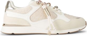 Kurt Geiger Womens Lira Sneakers - White Fabric - Size UK 6