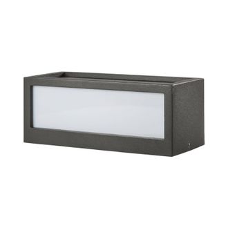 Lucande Lucande L&aacute;mpara De Pared Exterior tame En Negro Aluminio