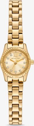 Michael Kors Mini Lexington Pav&eacute; Gold-Tone Watch