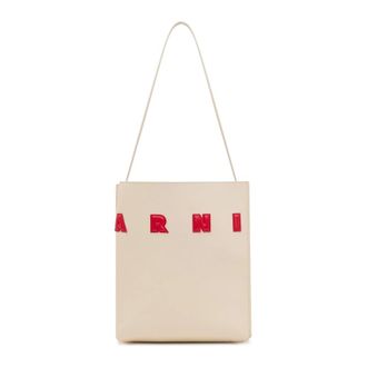 Marni Tote Bags, female, Beige, Size: ONE SIZE Tote Bags