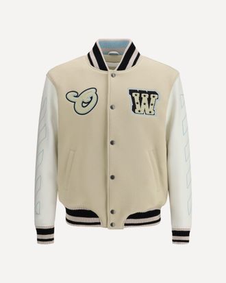 Off-white Varsity Star Logo Jacket Male 48