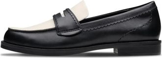 Clarks Straven Edge - Dames - Loafers - Zwart - 36 EU - Leer - Schoenen