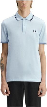 Fred Perry Polo Shirt - Heren - Polos - Blauw - S - Katoen - Tops