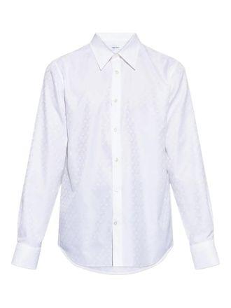 Alexander McQueen skull-print shirt - Bianco