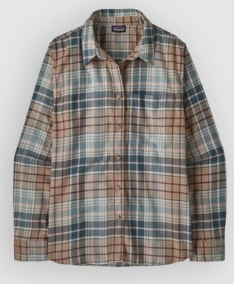 Patagonia Lightweight Fjord Flannel Hemd blau