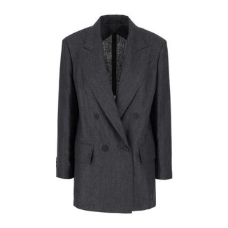 Max Mara Blazers, female, Gray, Size: L Olimpia Blazer