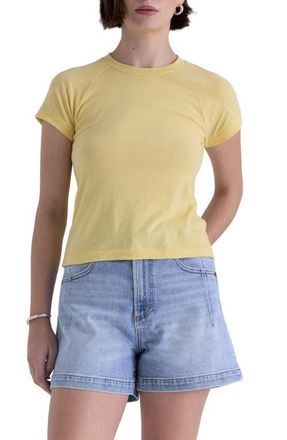 Pistola Denim Ryn Ringer Cotton T-Shirt in Light Tumeric at Nordstrom, Size X-Small